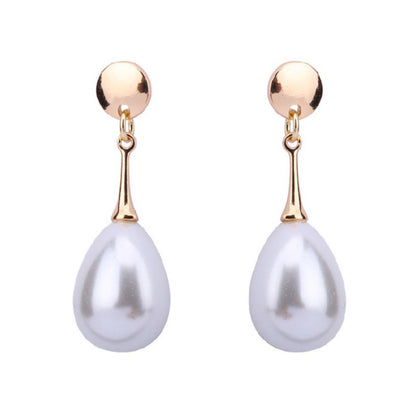 Edie Faux Pearl Drop Earrings
