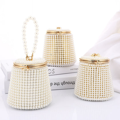 Bella Faux Pearl Evening Bag
