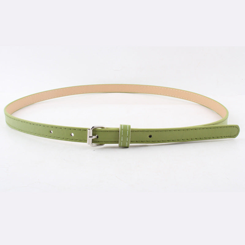 Tess thin belt worn