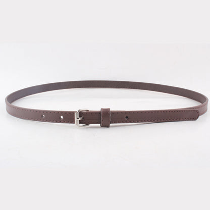 Tess thin belt buckle detail